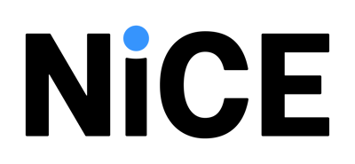 NiCE_Logo Artwork_RGB_Master file_NiCE Logo_Black_Blue dot